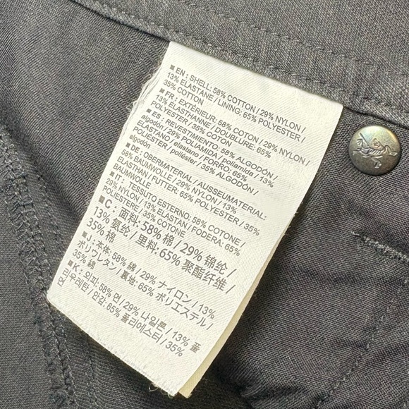 Arc’teryx Levon Pant Men’s 34 Technical Cotton Nylon Blend Outdoor Gear Mountain - Picture 5 of 9